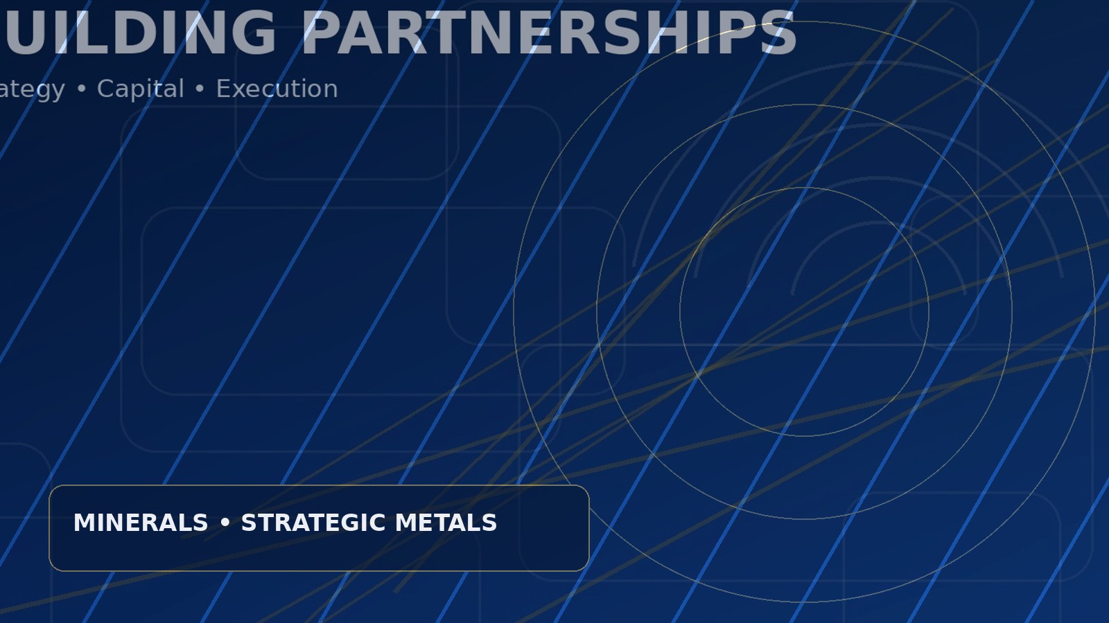 Minerals & Strategic Metals